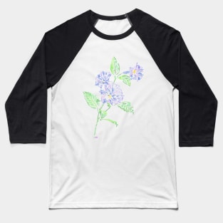 2022 02 flowers color 02 Baseball T-Shirt